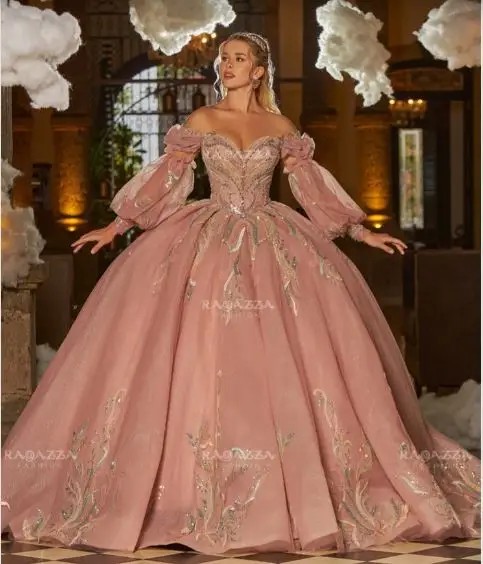 Photo of model wearing a Ragazza gown